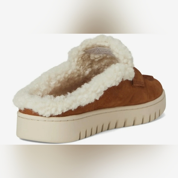 Vionic 9.5 Mule Clog Orthotic Arch Support Brown Suede Farmhouse Cottagecore - Picture 4 of 7